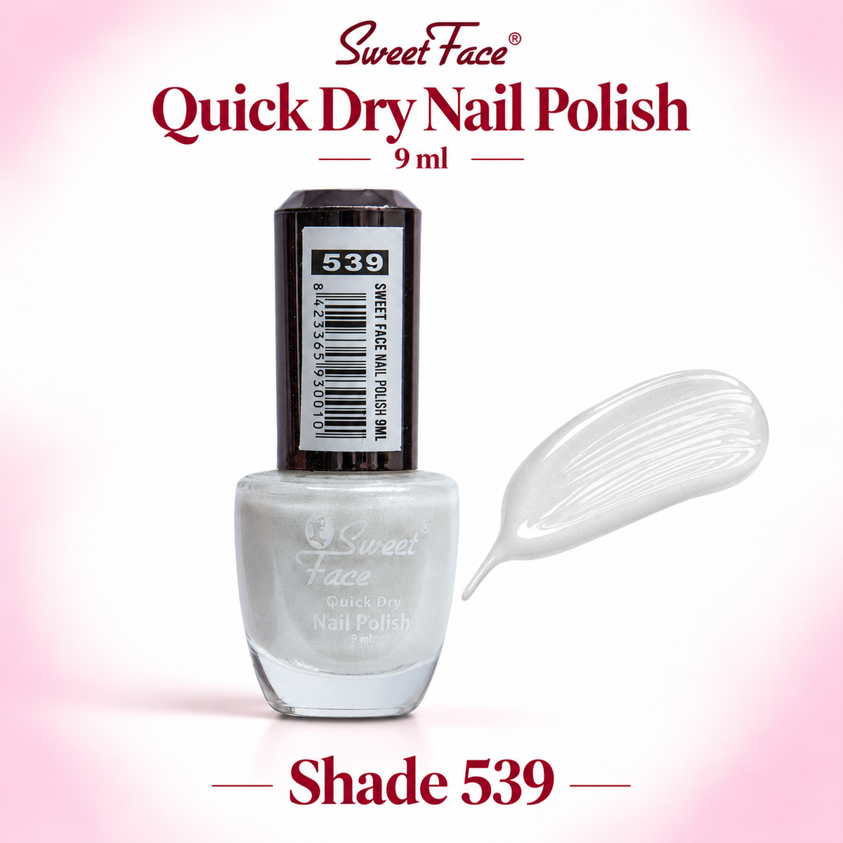 Sweetface Quick Dry Nail Polish 9ml – Shade 539