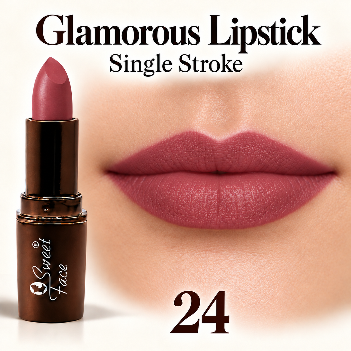 Sweetface Glamorous Lipstick – Shade 24