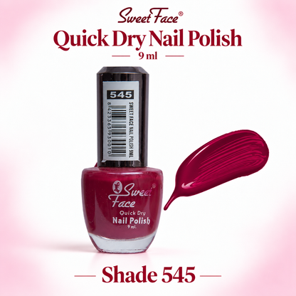 Sweetface Quick Dry Nail Polish 9ml – Shade 545