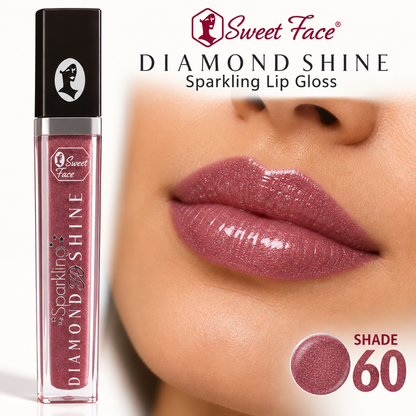 Sweetface Sparkling Diamond Shine Lip Gloss – Shade 60