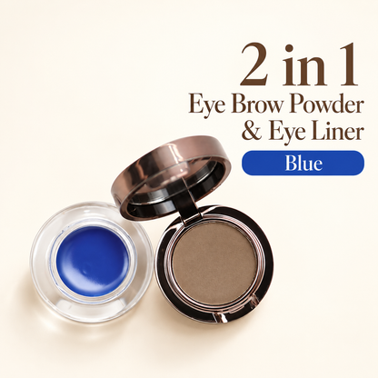 Sweetface 2 in 1 Eyebrow Powder & Eyeliner – Blue