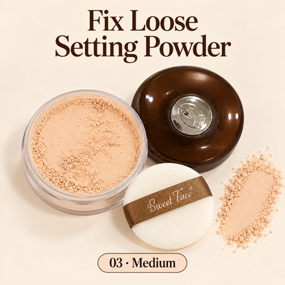 Sweetface Fix Loose Setting Powder – Medium 03