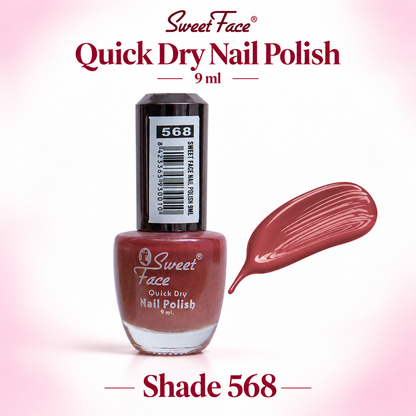 Sweetface Quick Dry Nail Polish 9ml – Shade 568