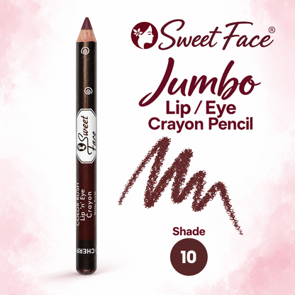 Sweetface Jumbo Lip/Eye Crayon Pencil – Shade 10