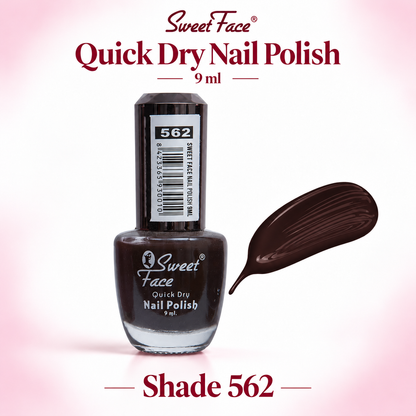 Sweetface Quick Dry Nail Polish 9ml – Shade 562