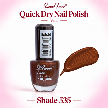 Sweetface Quick Dry Nail Polish 9ml – Shade 535