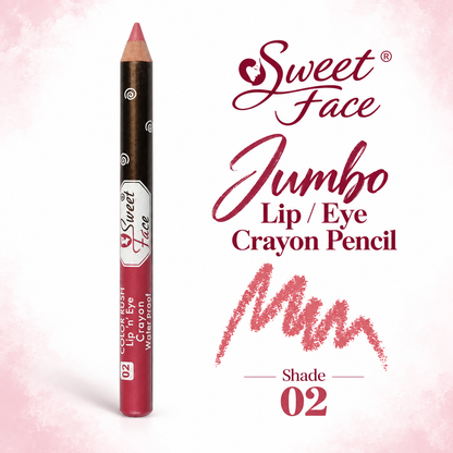Sweetface Jumbo Lip/Eye Crayon Pencil – Shade 02