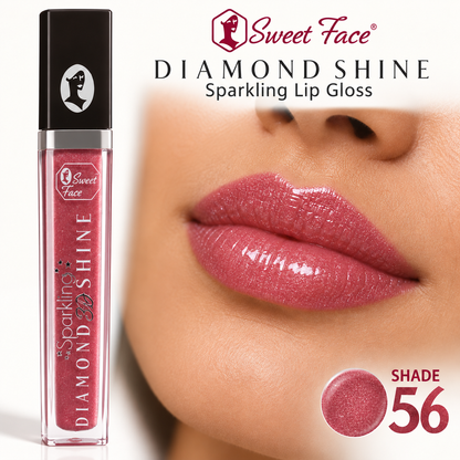 Sweetface Sparkling Diamond Shine Lip Gloss – Shade 56