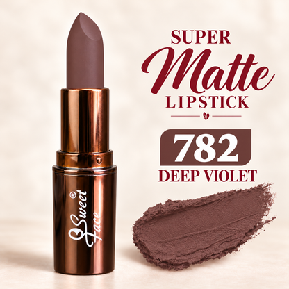 Sweetface Super Matte Lipstick – Shade 782