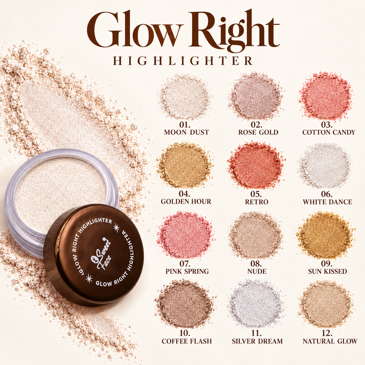 Sweetface Glow Right Highlighter