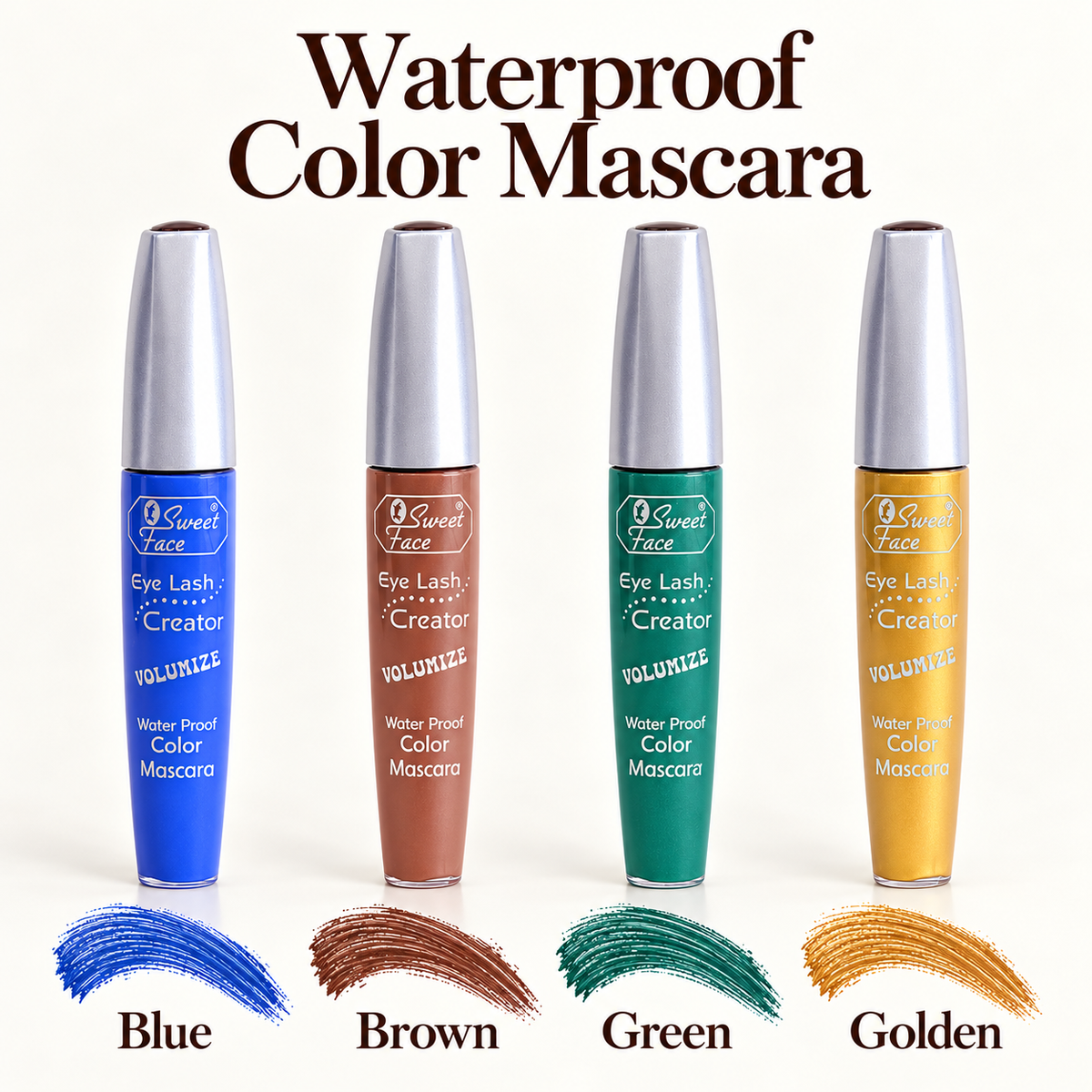 Sweetface Waterproof Color Mascara
