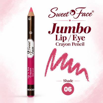 Sweetface Jumbo Lip/Eye Crayon Pencil – Shade 06