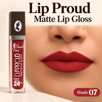 Sweetface Lip Proud Matte Lip Gloss – Shade 07