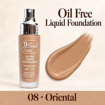 Sweetface Oil Free Liquid Foundation – 08 Oriental