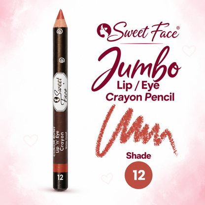 Sweetface Jumbo Lip/Eye Crayon Pencil – Shade 12