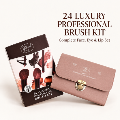Sweetface 24 Pcs Luxury Professional Brush Kit