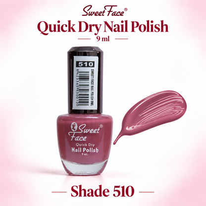 Sweetface Quick Dry Nail Polish 9ml – Shade 510