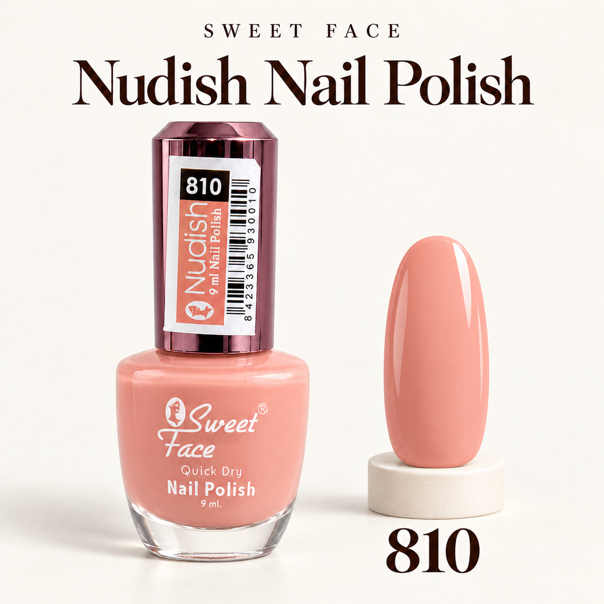Sweetface Nudish Nail Polish – Shade 810