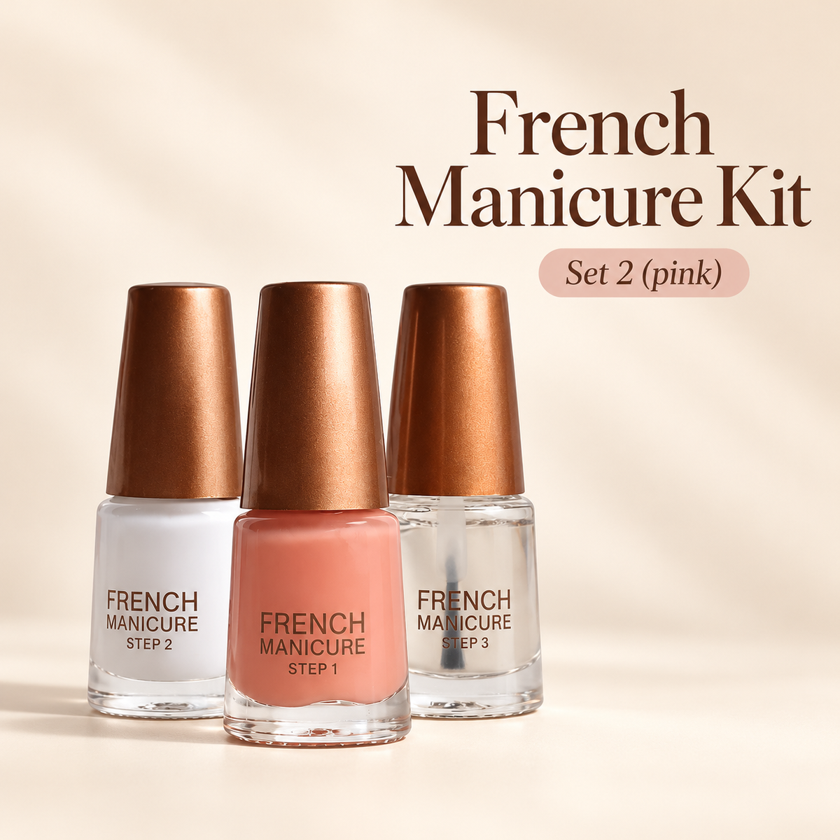 Sweetface French Manicure Kit – Set 2 – Pink