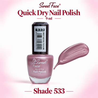 Sweetface Quick Dry Nail Polish 9ml – Shade 533
