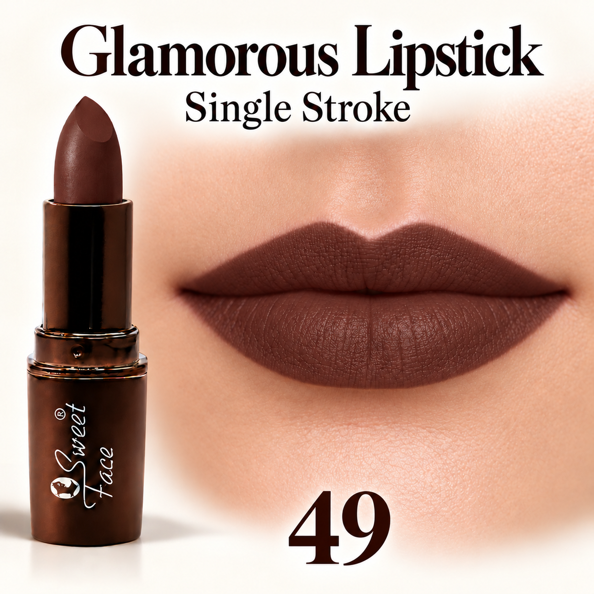 Sweetface Glamorous Lipstick – Shade 49