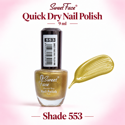 Sweetface Quick Dry Nail Polish 9ml – Shade 553