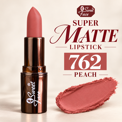 Sweetface Super Matte Lipstick – Shade 762