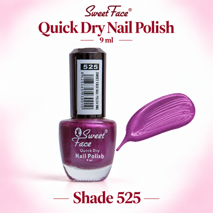 Sweetface Quick Dry Nail Polish 9ml – Shade 525