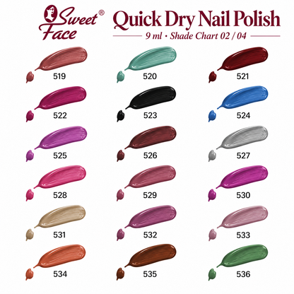 Sweetface Quick Dry Nail Polish 9ml