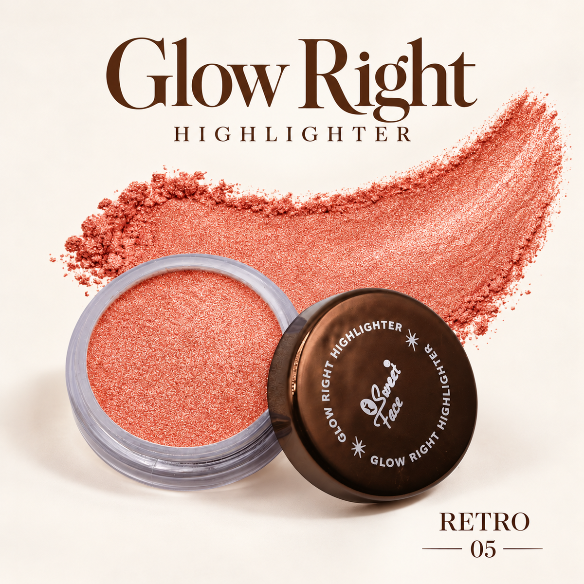 Sweetface Glow Right Highlighter – 05 Retro