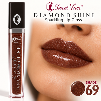 Sweetface Sparkling Diamond Shine Lip Gloss – Shade 69