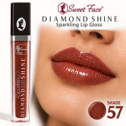 Sweetface Sparkling Diamond Shine Lip Gloss – Shade 57