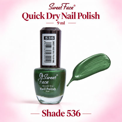 Sweetface Quick Dry Nail Polish 9ml – Shade 536