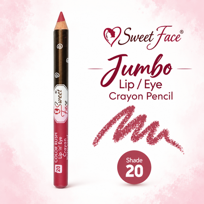 Sweetface Jumbo Lip/Eye Crayon Pencil – Shade 20