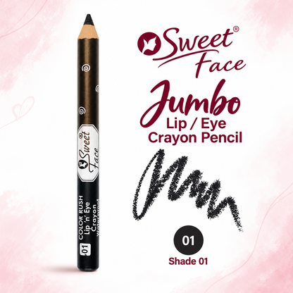 Sweetface Jumbo Lip/Eye Crayon Pencil – Shade 01