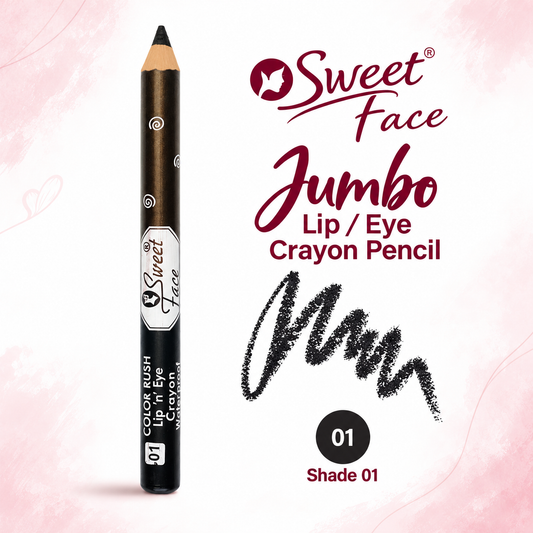 Sweetface Jumbo Lip/Eye Crayon Pencil – Shade 01