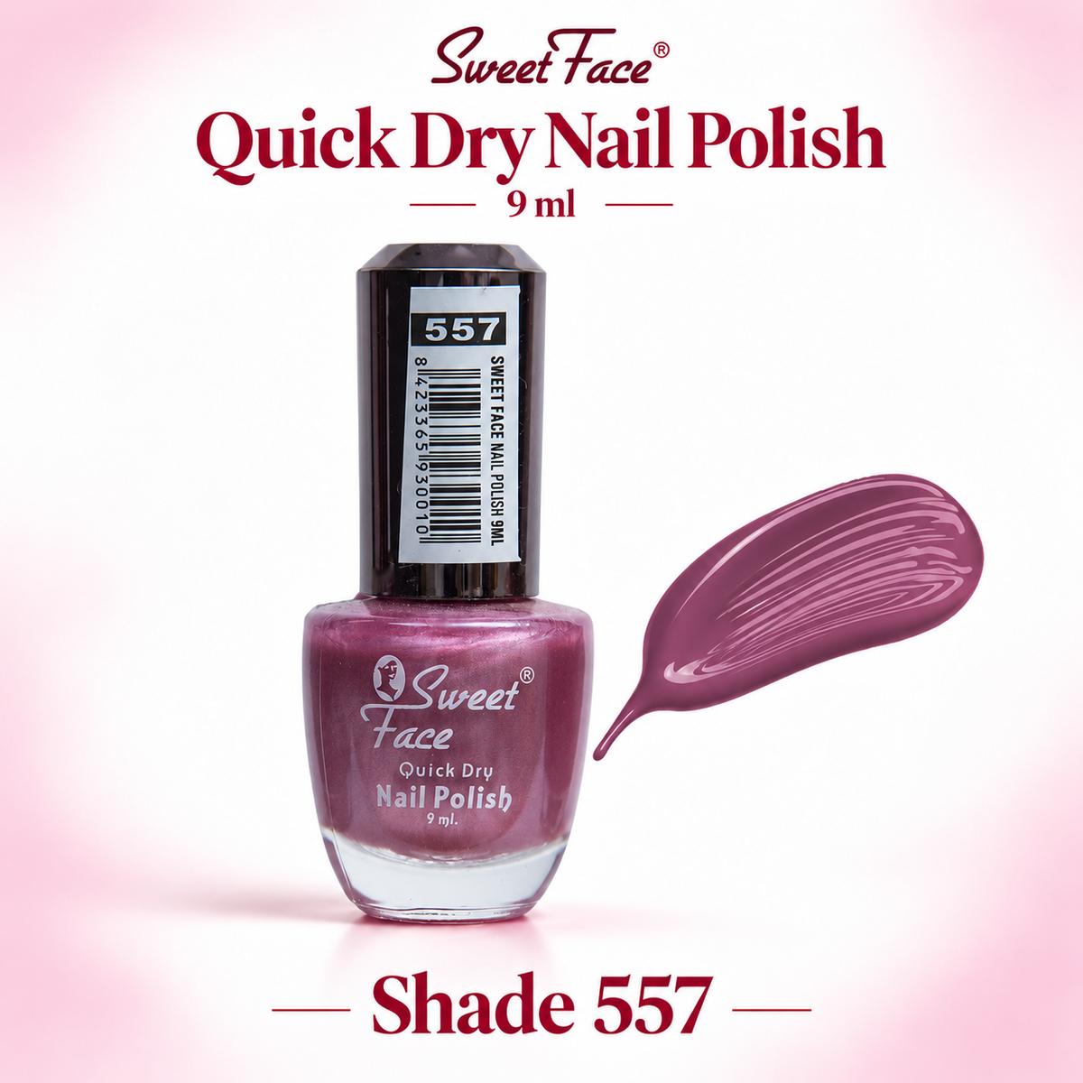 Sweetface Quick Dry Nail Polish 9ml – Shade 557