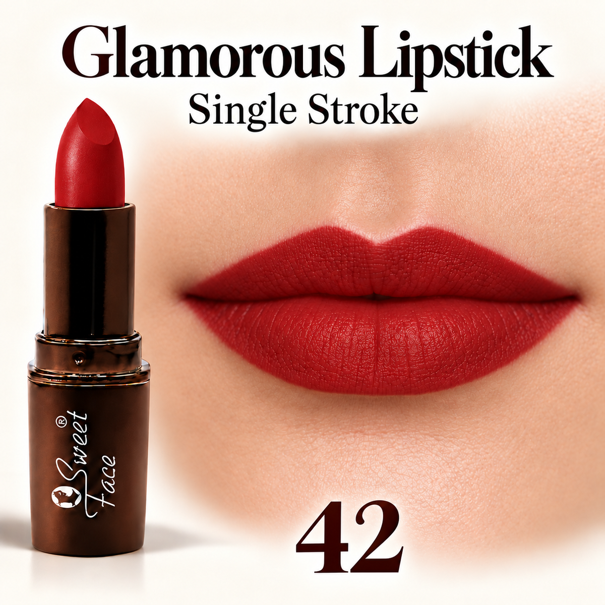 Sweetface Glamorous Lipstick – Shade 42