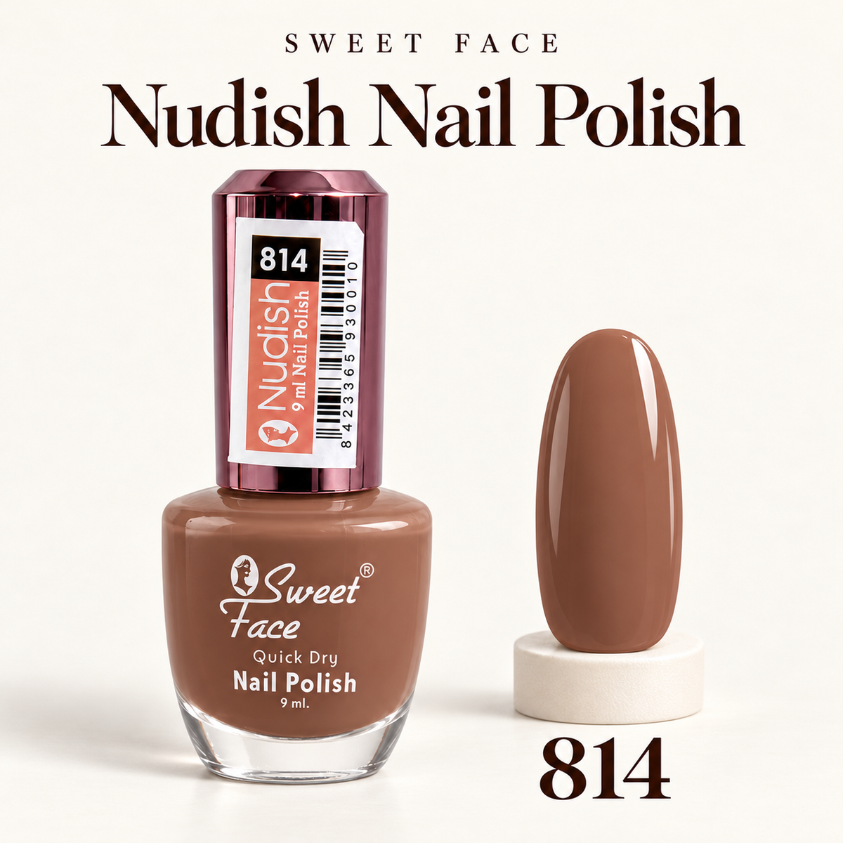 Sweetface Nudish Nail Polish – Shade 814