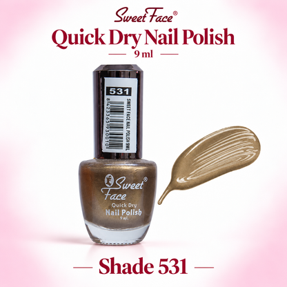 Sweetface Quick Dry Nail Polish 9ml – Shade 531
