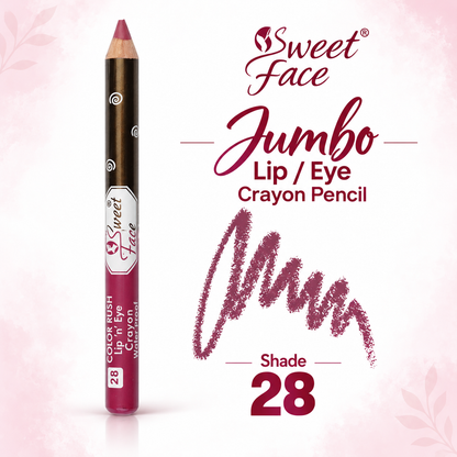 Sweetface Jumbo Lip/Eye Crayon Pencil – Shade 28