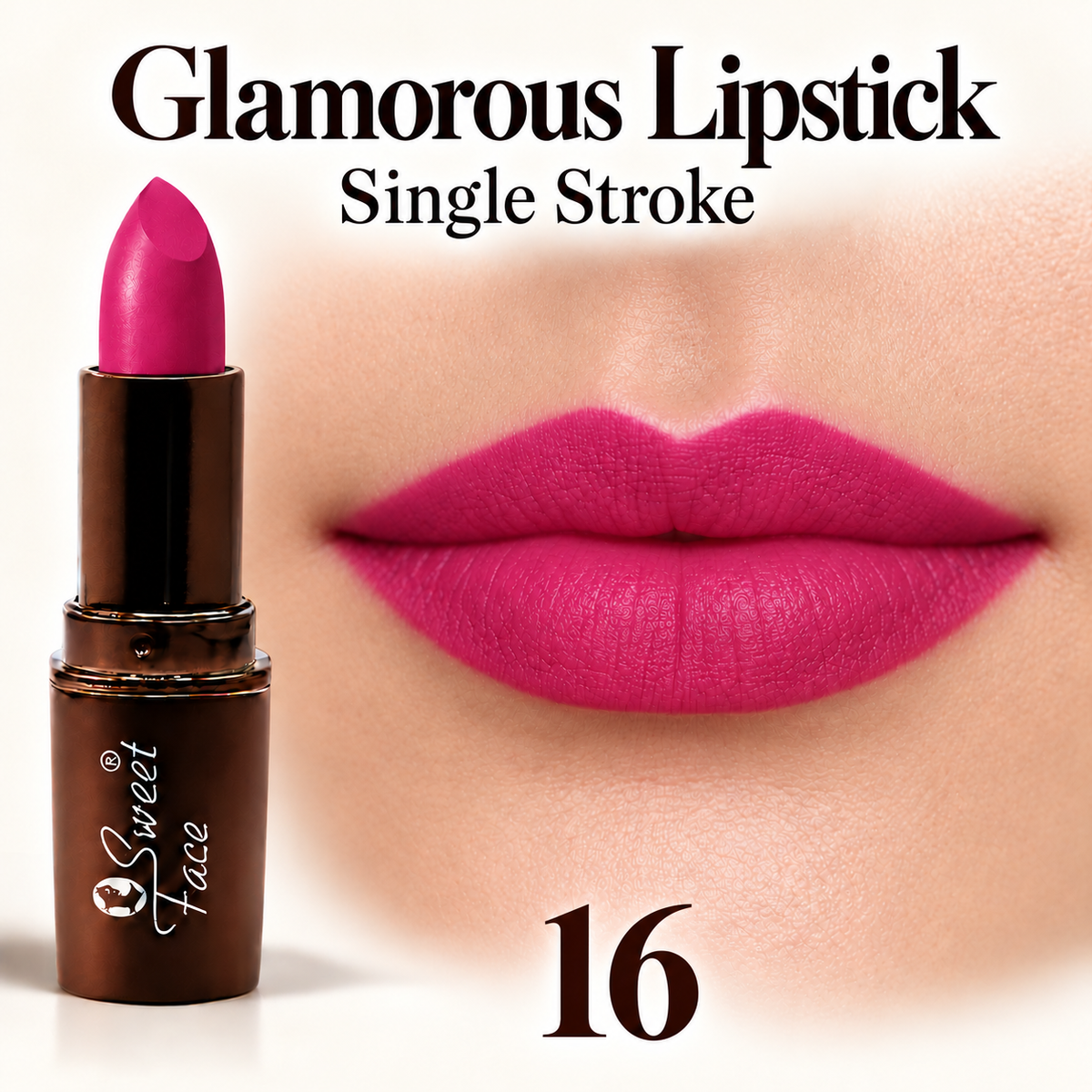 Sweetface Glamorous Lipstick – Shade 16
