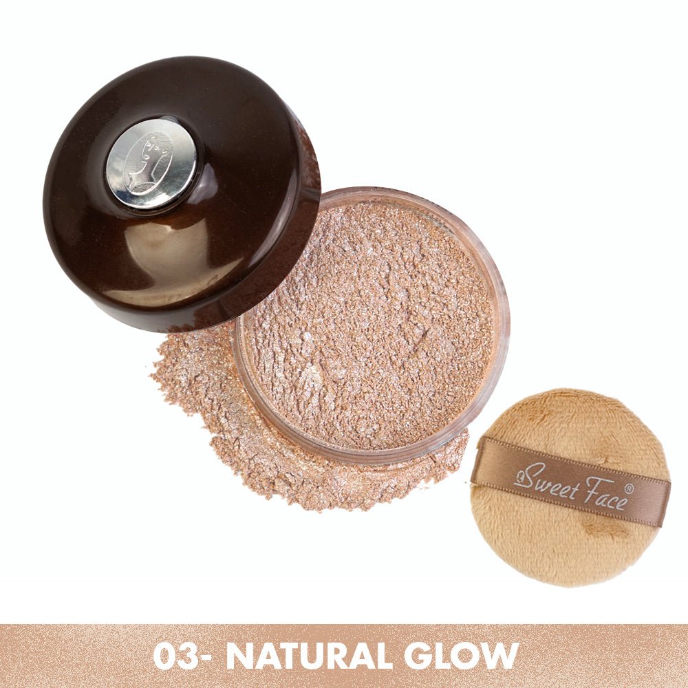 Face & Body Glow Loose Shiner Face & Body Glow Loose Shiner – Sweetface body shimmer powder 5
