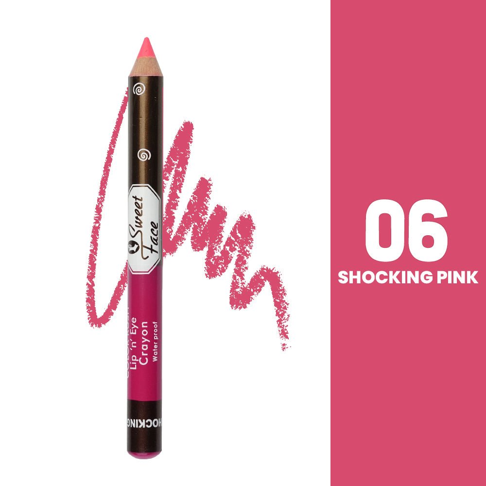 Jumbo Lip/Eye Crayon Pencil Jumbo Lip/Eye Crayon Pencil – Sweetface lip eye crayon 8