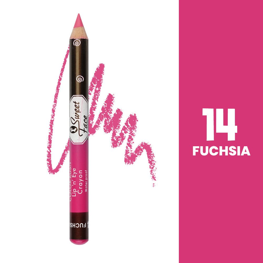 Jumbo Lip/Eye Crayon Pencil Jumbo Lip/Eye Crayon Pencil – Sweetface lip eye crayon 16