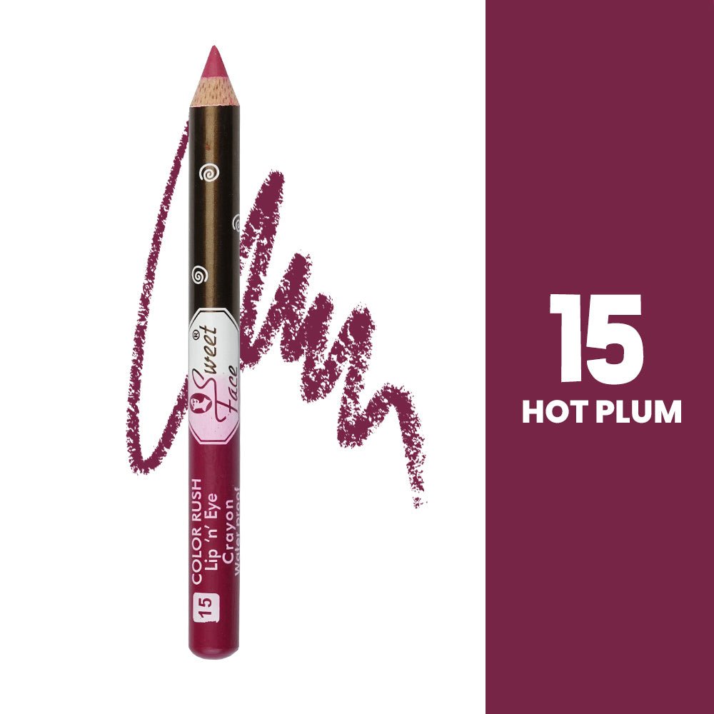 Jumbo Lip/Eye Crayon Pencil Jumbo Lip/Eye Crayon Pencil – Sweetface lip eye crayon 17