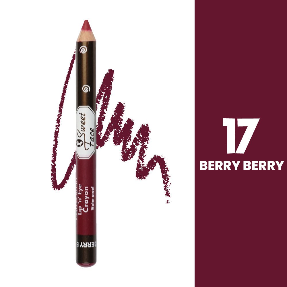 Jumbo Lip/Eye Crayon Pencil Jumbo Lip/Eye Crayon Pencil – Sweetface lip eye crayon 19