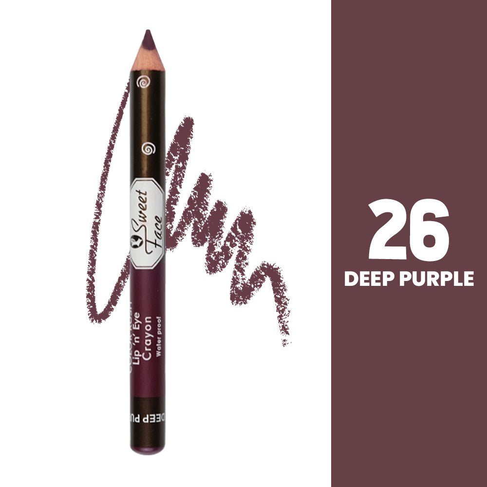 Jumbo Lip/Eye Crayon Pencil Jumbo Lip/Eye Crayon Pencil – Sweetface lip eye crayon 28