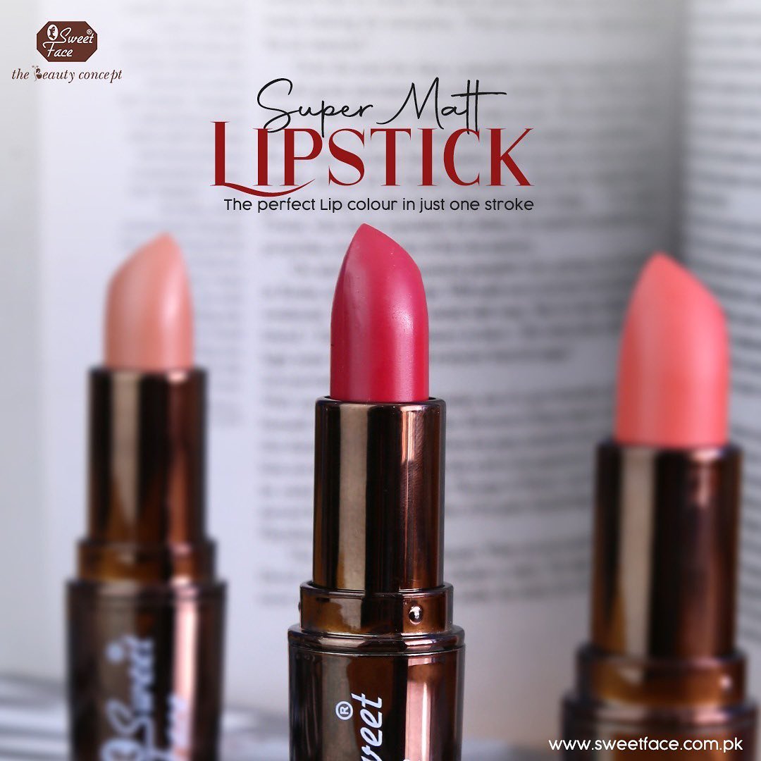 Super Matte Lipstick Super Matte Lipstick – Sweetface matte lipstick 2