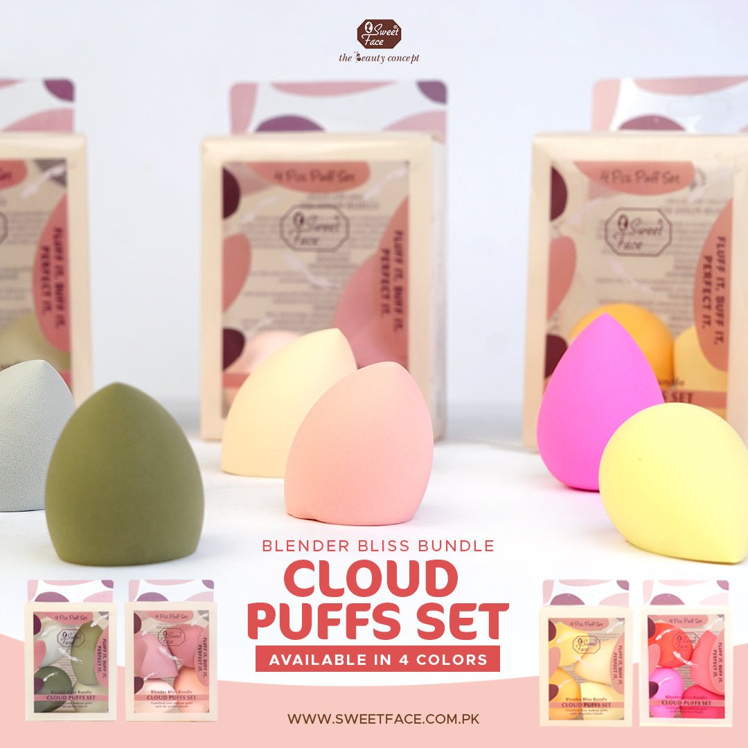 Cloud Puff Set 4PCS Cloud Puff Set 4PCS – Sweetface cloud puff set
